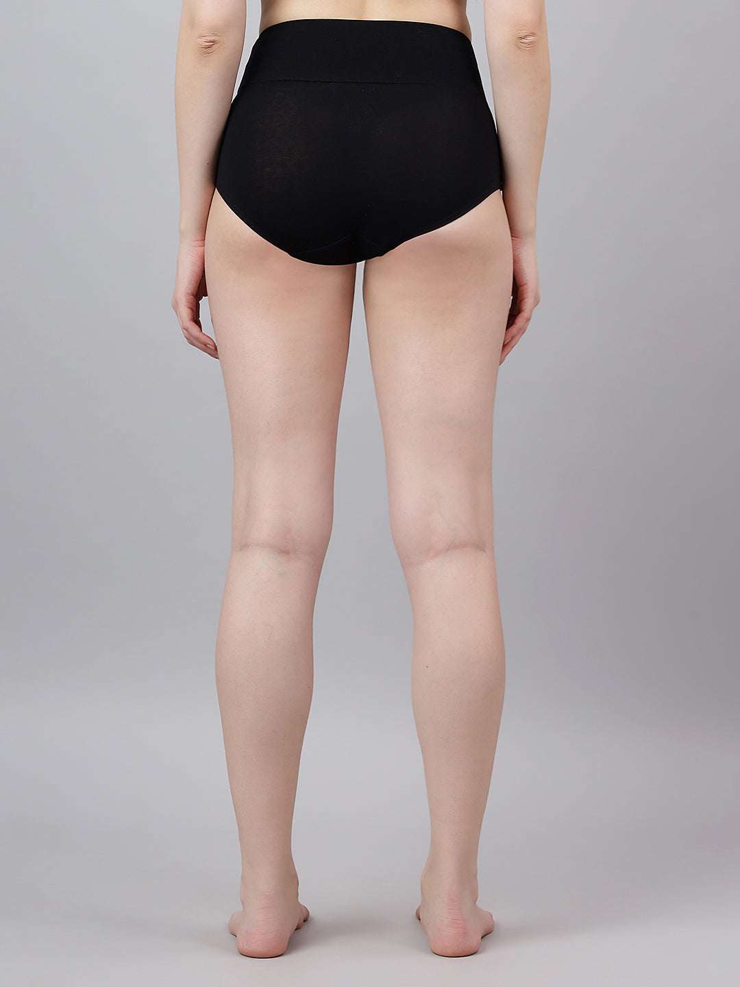 BLIZ Cotton High Waist Tummy Tucker Panty | Full Coverage Control Briefs | Stretchable Hipster Panties for Women