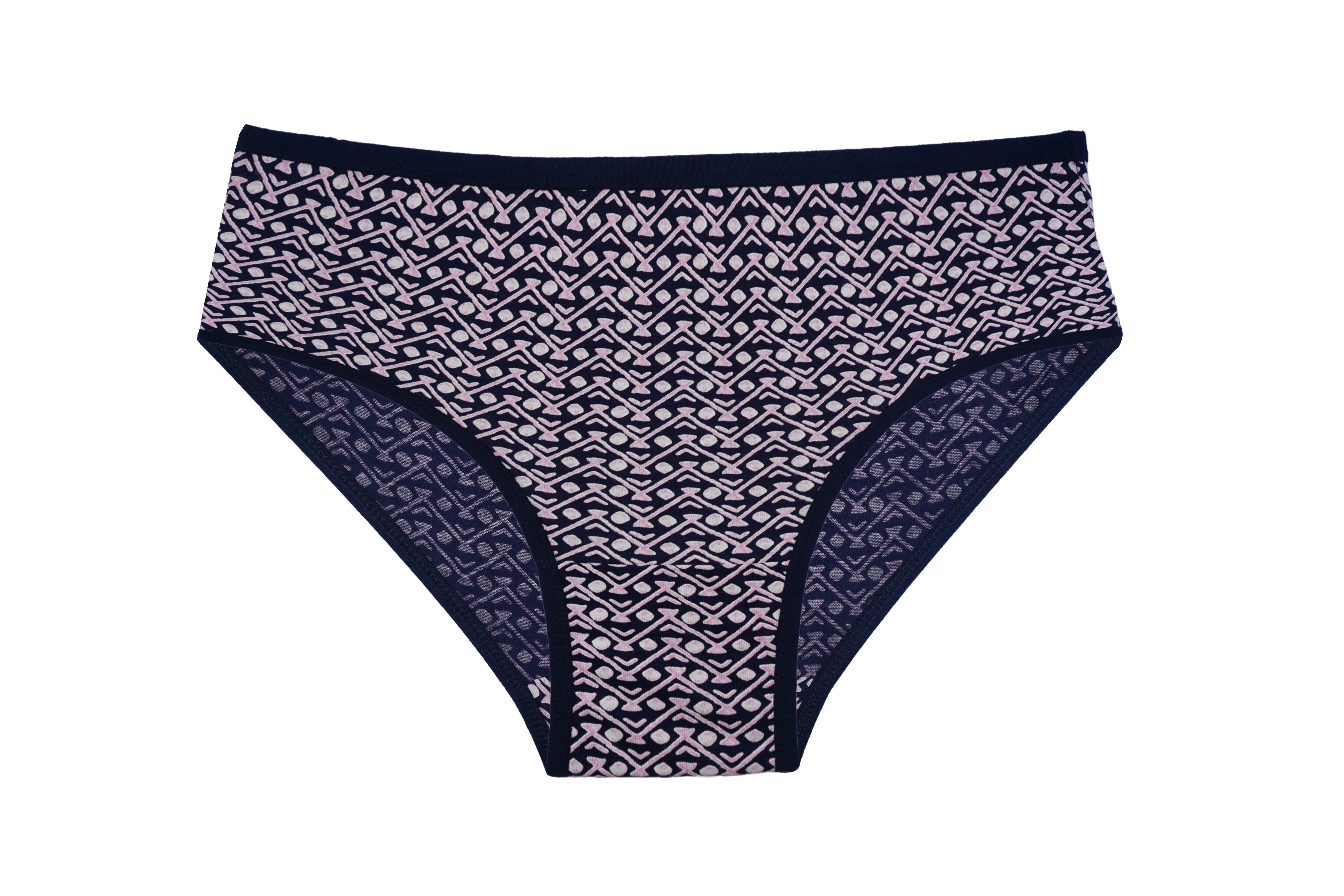 ELON Red Rose Women’s Mid-Rise Cotton Hipster Panties – Pack of 3 (Soft & Breathable, Comfort Fit, Full Coverage)