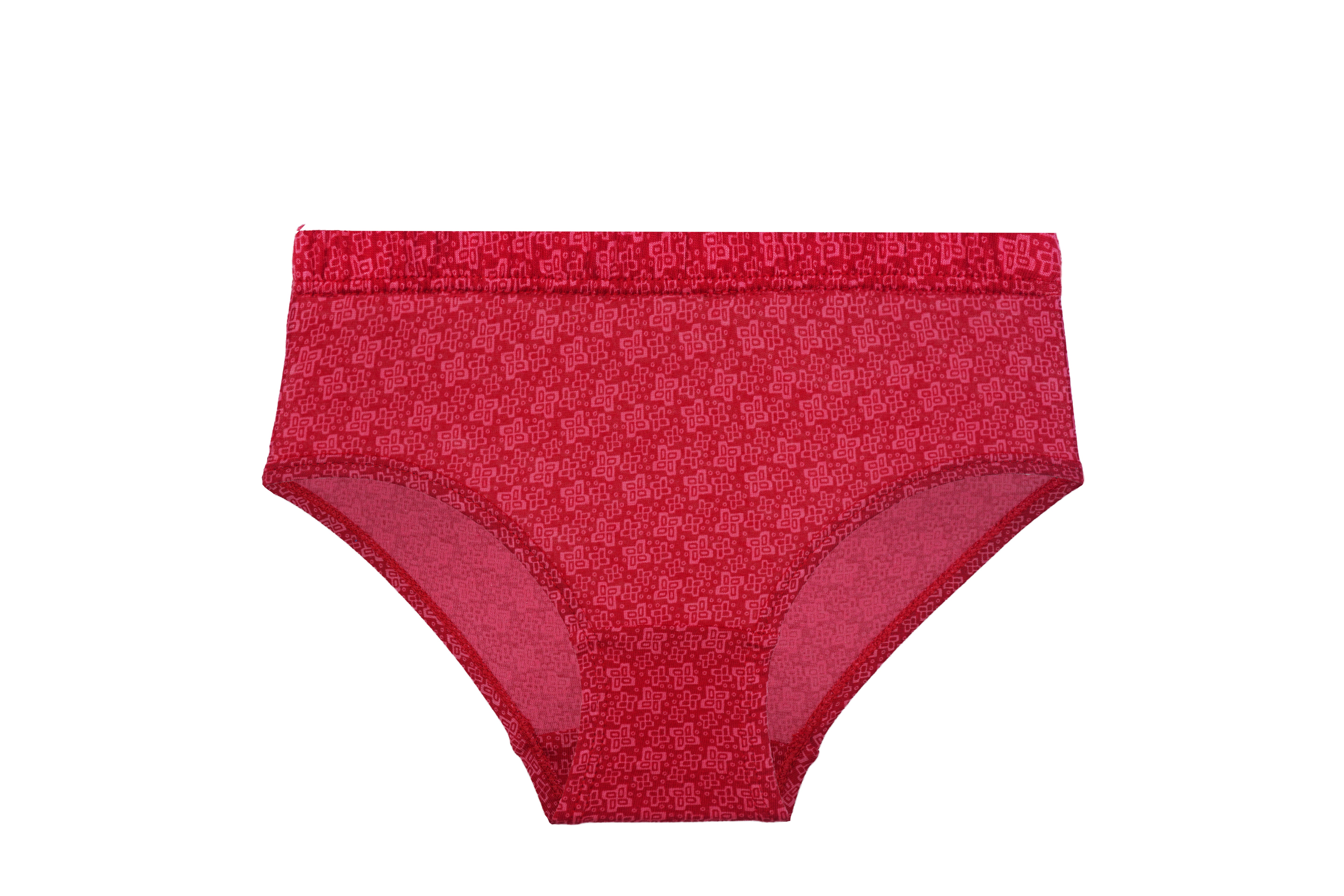 Redrose Girls' Printed Cotton Briefs – Pack of 6 | Soft & Stylish Everyday Innerwear | BABY-65