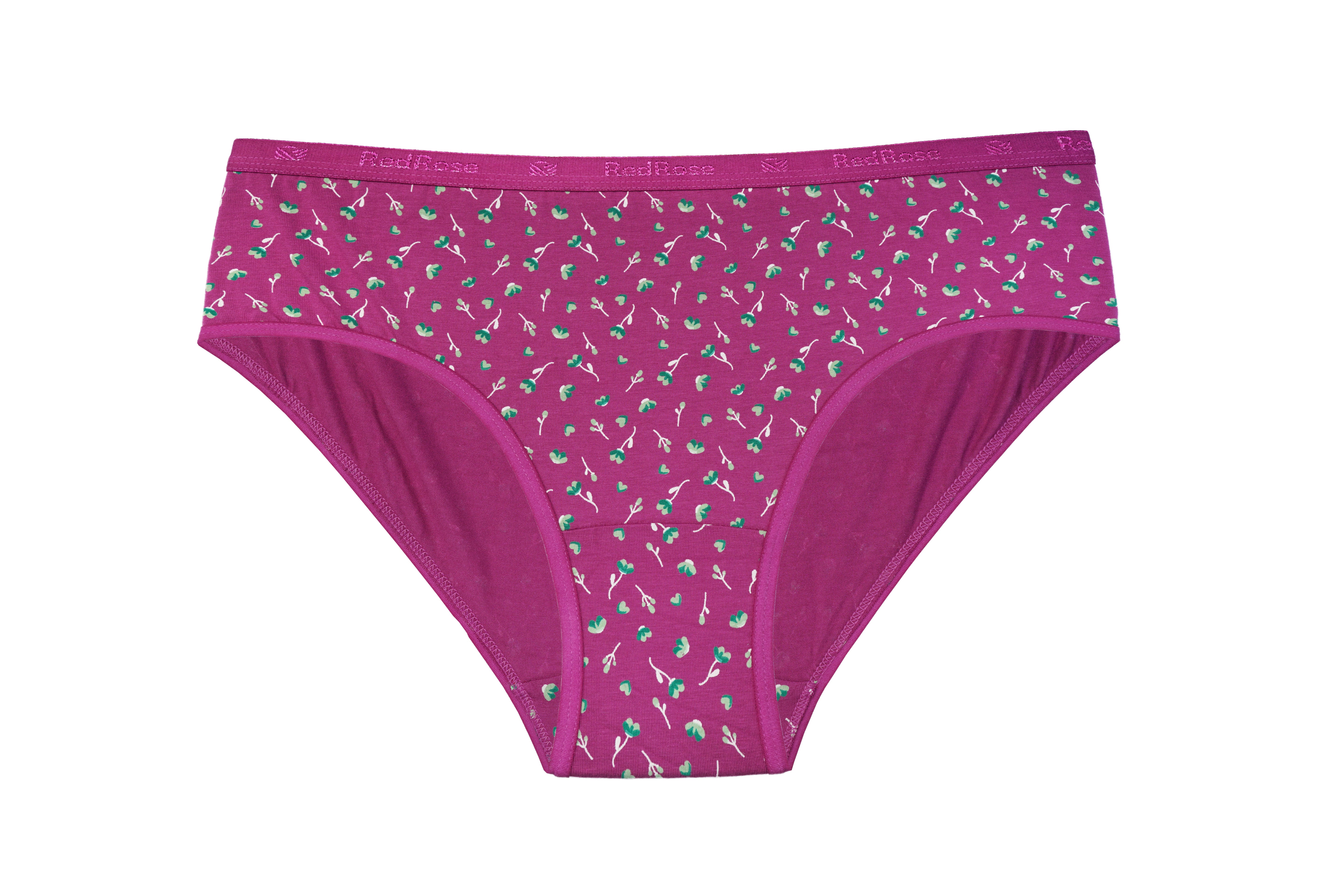 MARQUIS Red Rose Women’s Cotton Hipster Panties – Mid-Rise, Full Coverage, Soft & Breathable Comfort Fit – Pack of 3