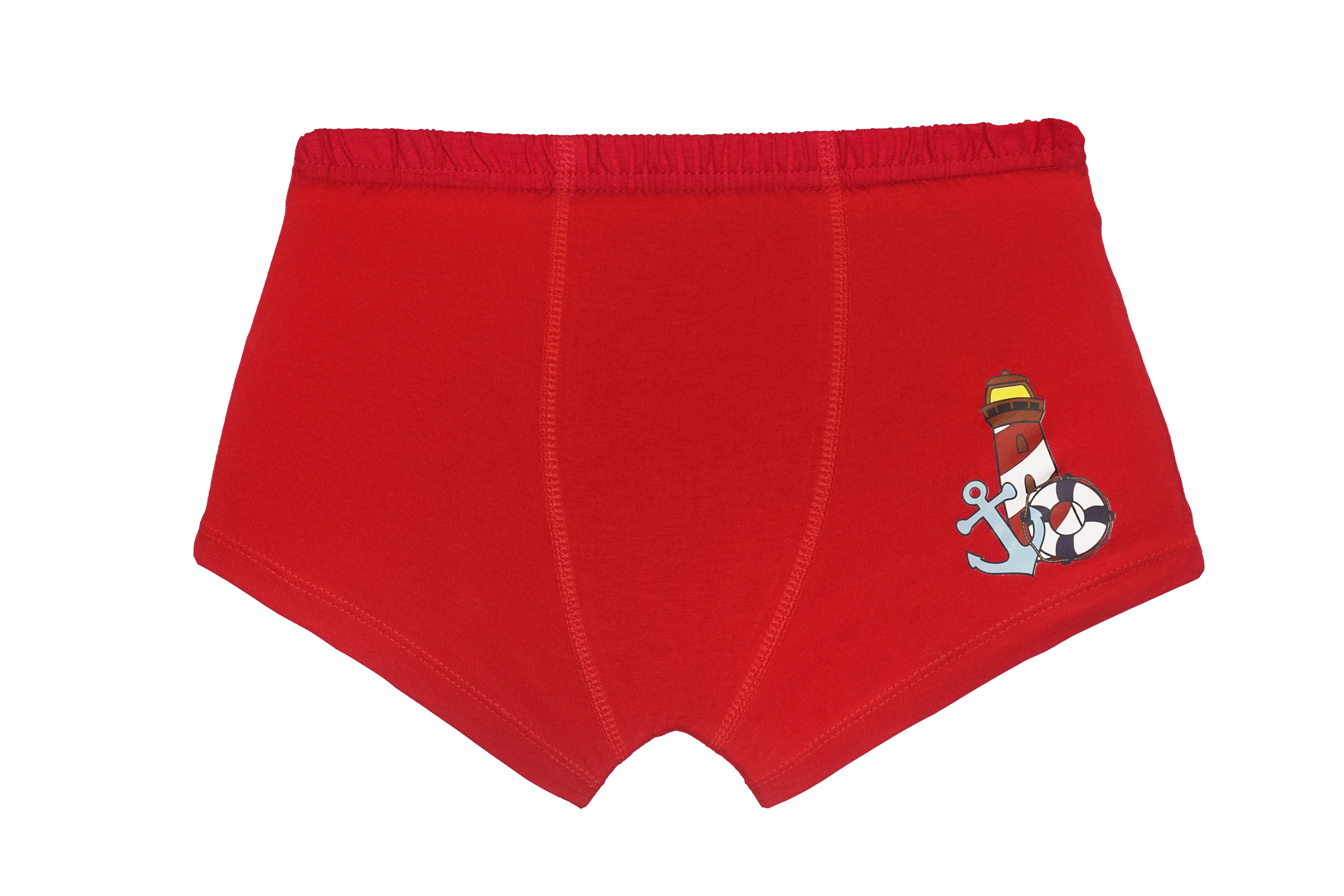 Boys' Cotton Briefs – 3-Pack Fun Print Underwear | Nautical & Superhero Theme | JR-543