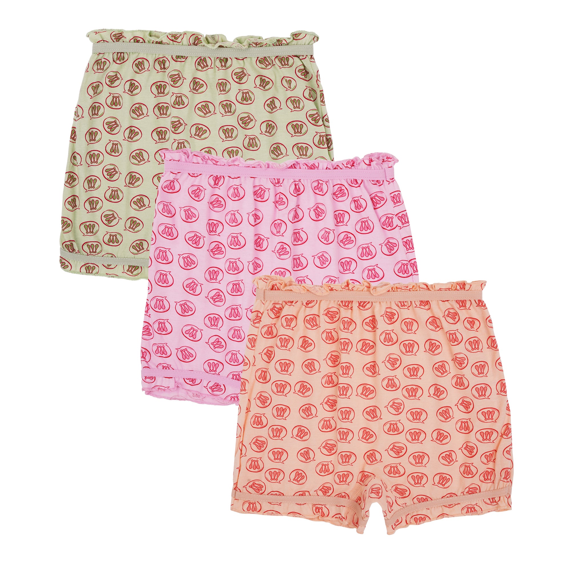 ๐ธ Redrose Girls Printed Cotton Bloomers โ Pack of 6 | Soft & Stylish Everyday Comfort ๐ง | BLM-234