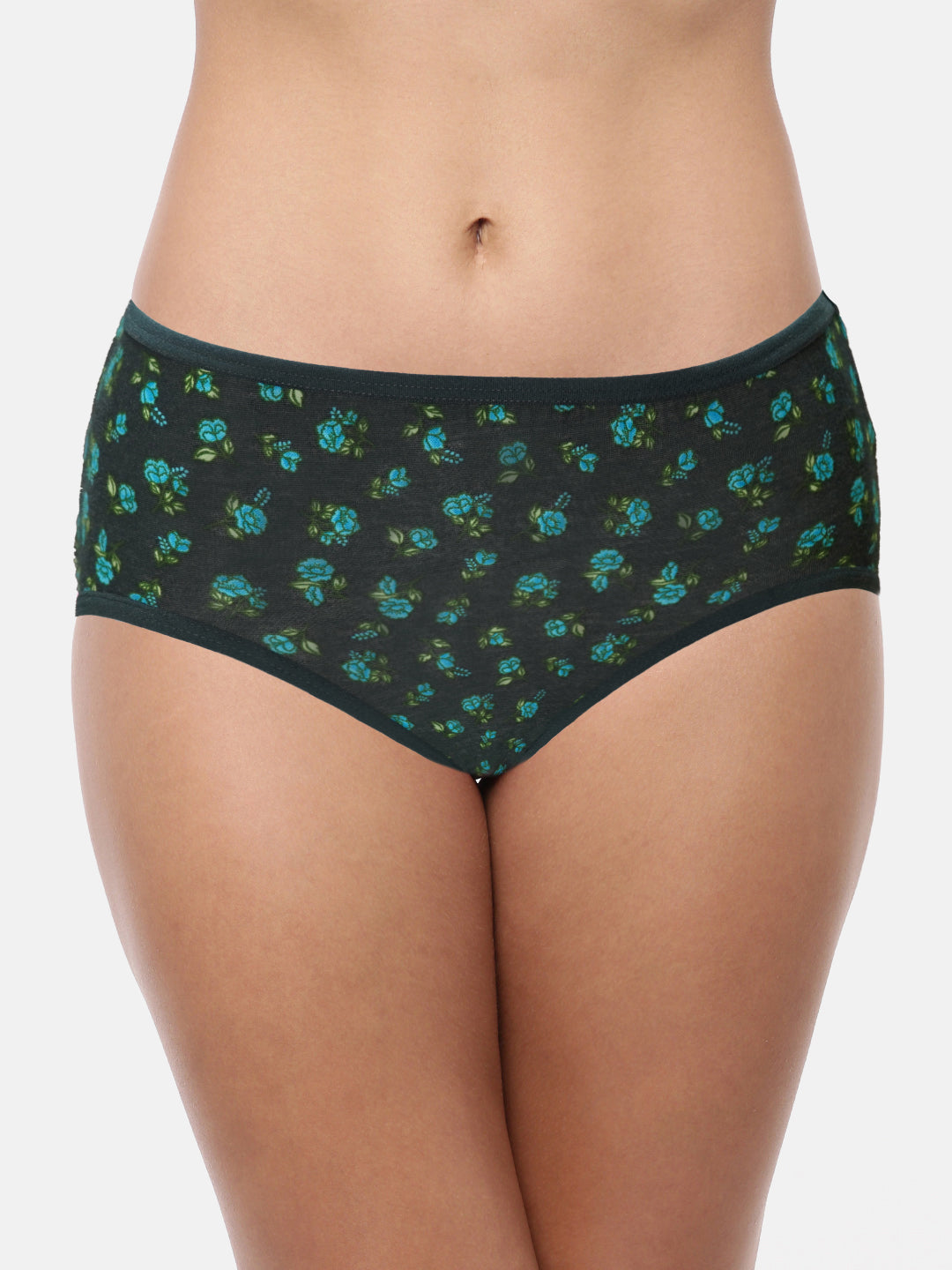 Red Rose INTIMA Cotton Medium Rise, Full Coverage Hipster Panties - Multicolor Pack of 3