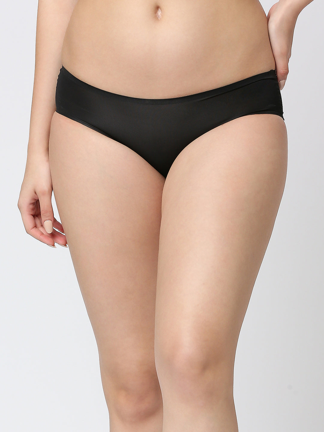 Red Rose Seamless Bonded 101 Women's Medium Coverage Polyamide Elastane Stretch Mid Waist Bikini Set with Waistband  (Pack of 3)