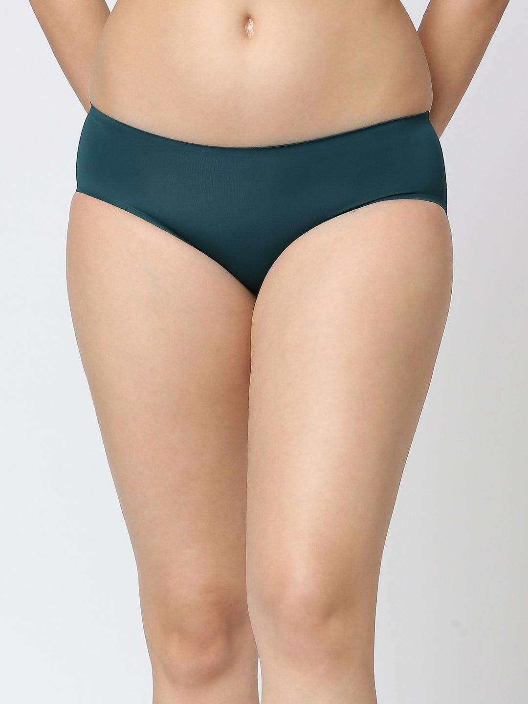 Red Rose Seamless Bonded 102 Women's Medium Coverage Polyamide Elastane Stretch Mid Waist Bikini Set with Waistband  (Multicolor Pack of 3)
