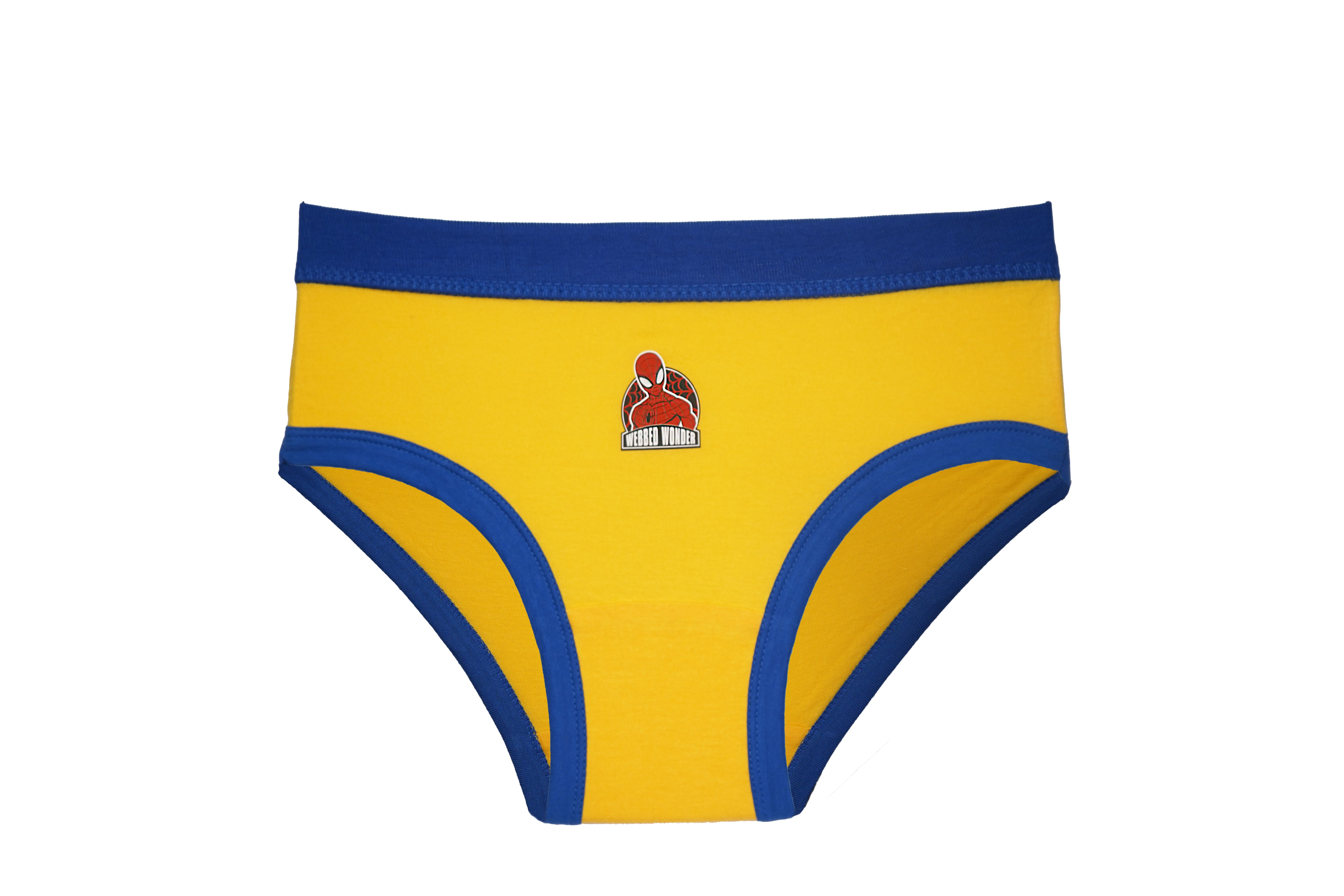 Boys 100% Cotton Briefs – Pack of 6 Superhero-Themed Innerwear | JR-529