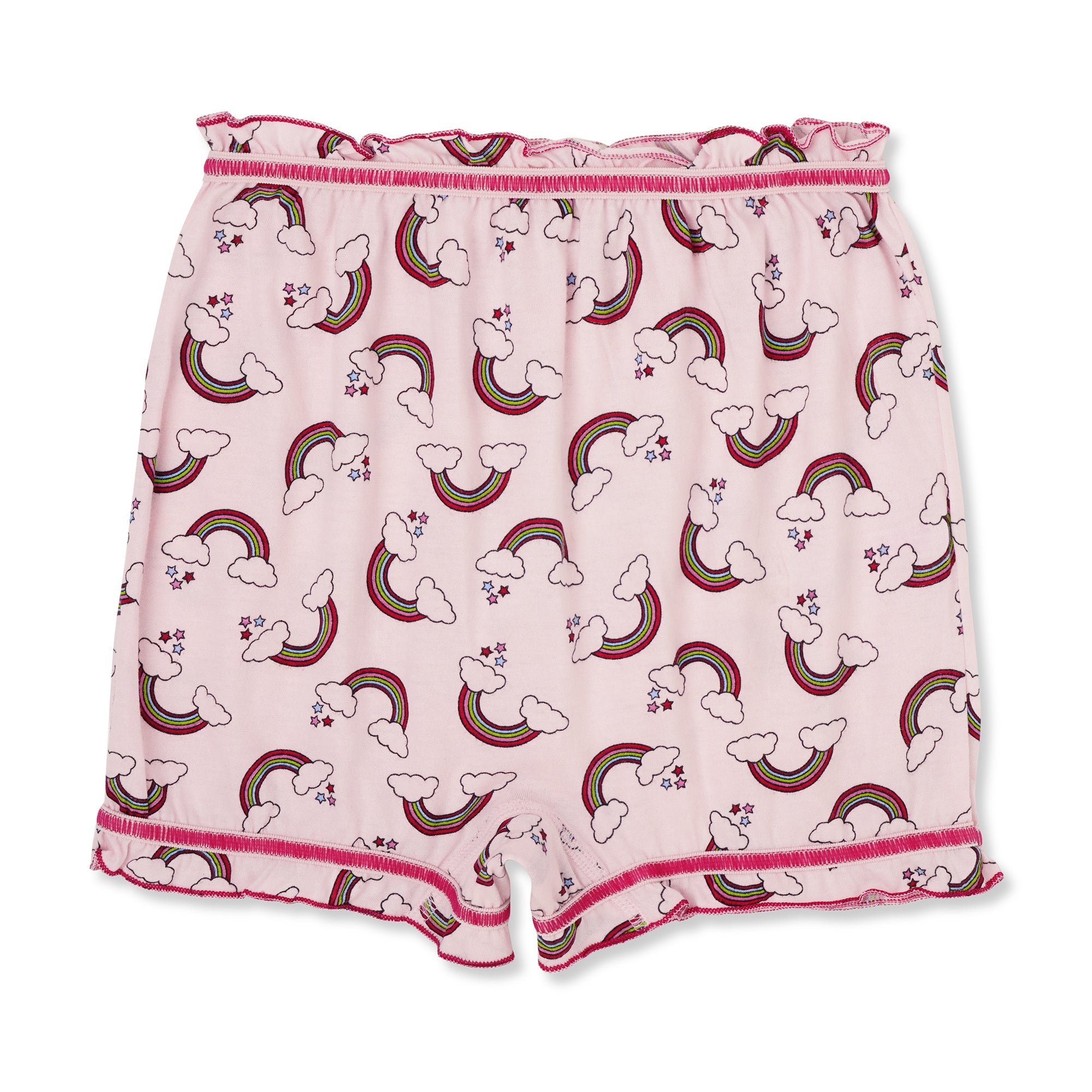 ๐งโโ๏ธ Redrose Girls Rainbow Print Cotton Bloomers โ Pack of 6 | Soft, Cute & Comfy Everyday Wear ๐ง | BLM-224