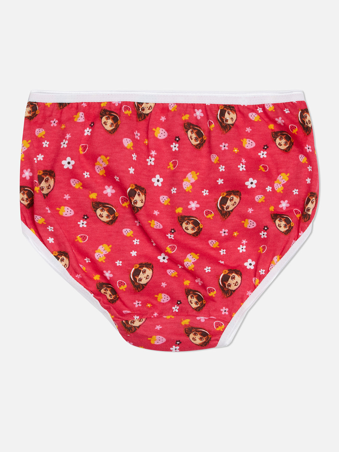 Girls' Cotton Briefs – Pack of 3 | Dora Print Innerwear | BABY-07
