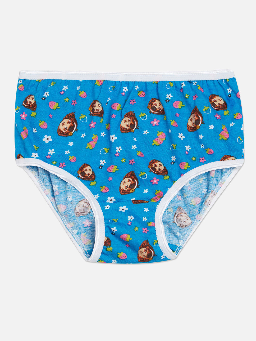 Girls' Cotton Briefs – Pack of 3 | Dora Print Innerwear | BABY-07