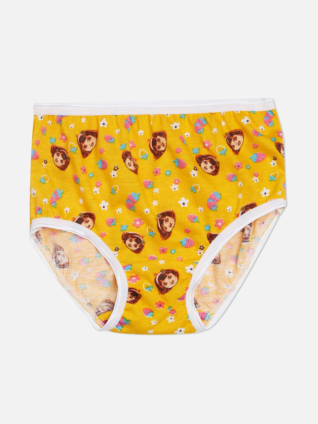 Girls' Cotton Briefs – Pack of 3 | Dora Print Innerwear | BABY-07