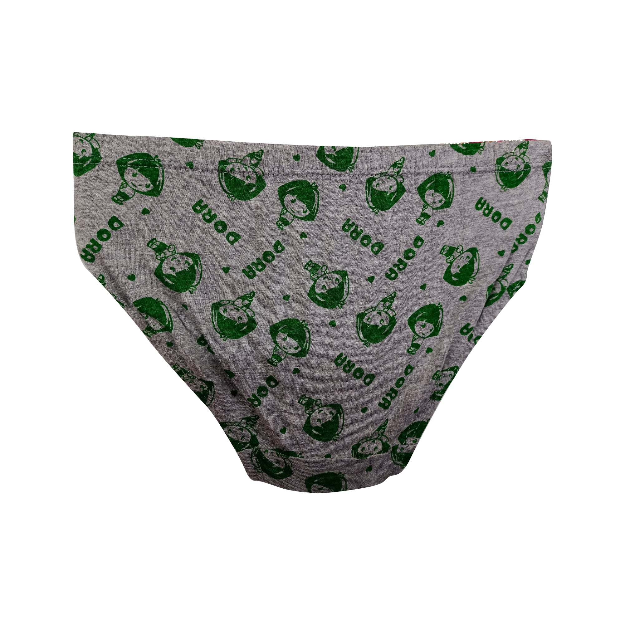 Girls' Dora Printed Briefs – Pack of 3 | Soft Cotton Innerwear by Redrose| BABY-121
