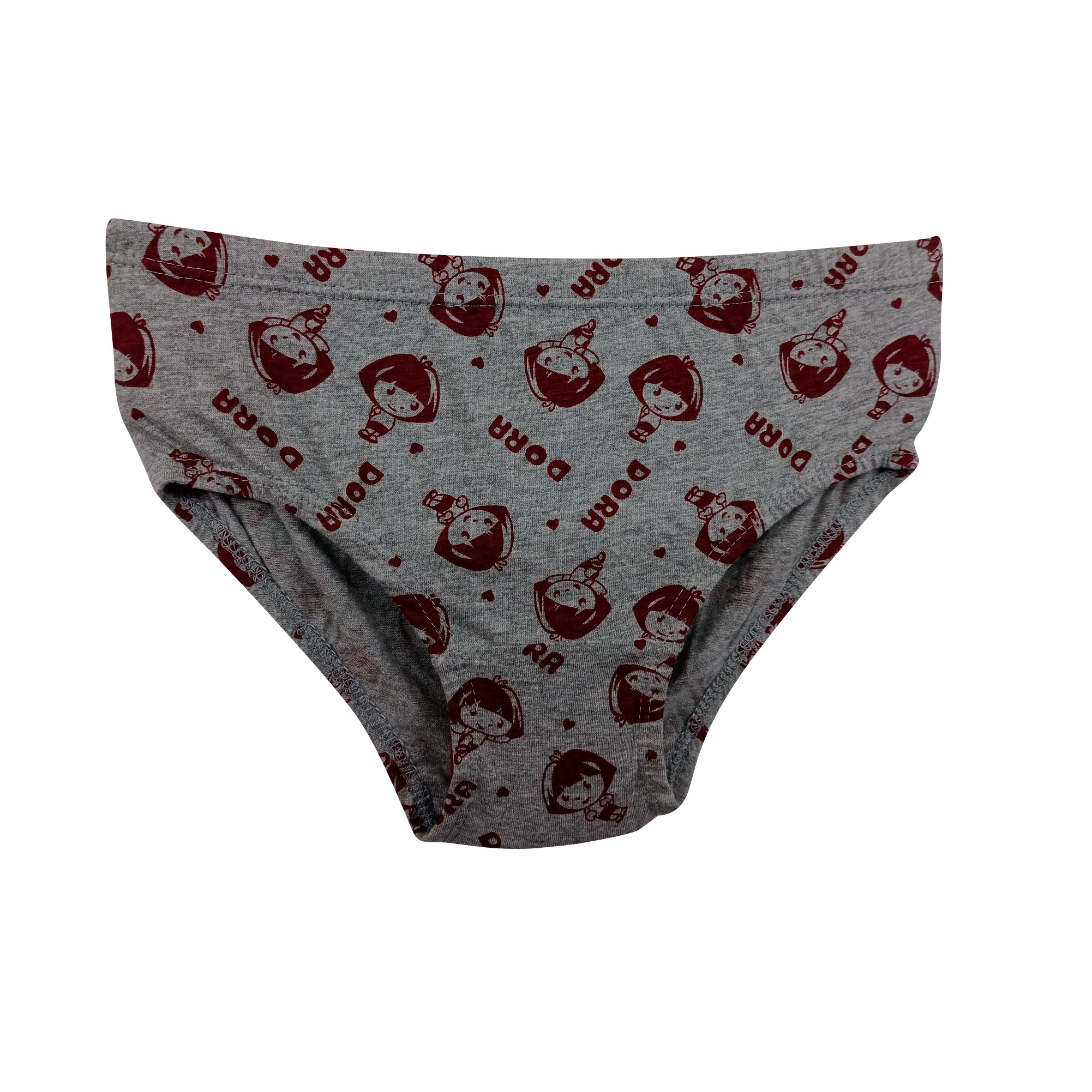 Girls' Dora Printed Briefs – Pack of 3 | Soft Cotton Innerwear by Redrose| BABY-121