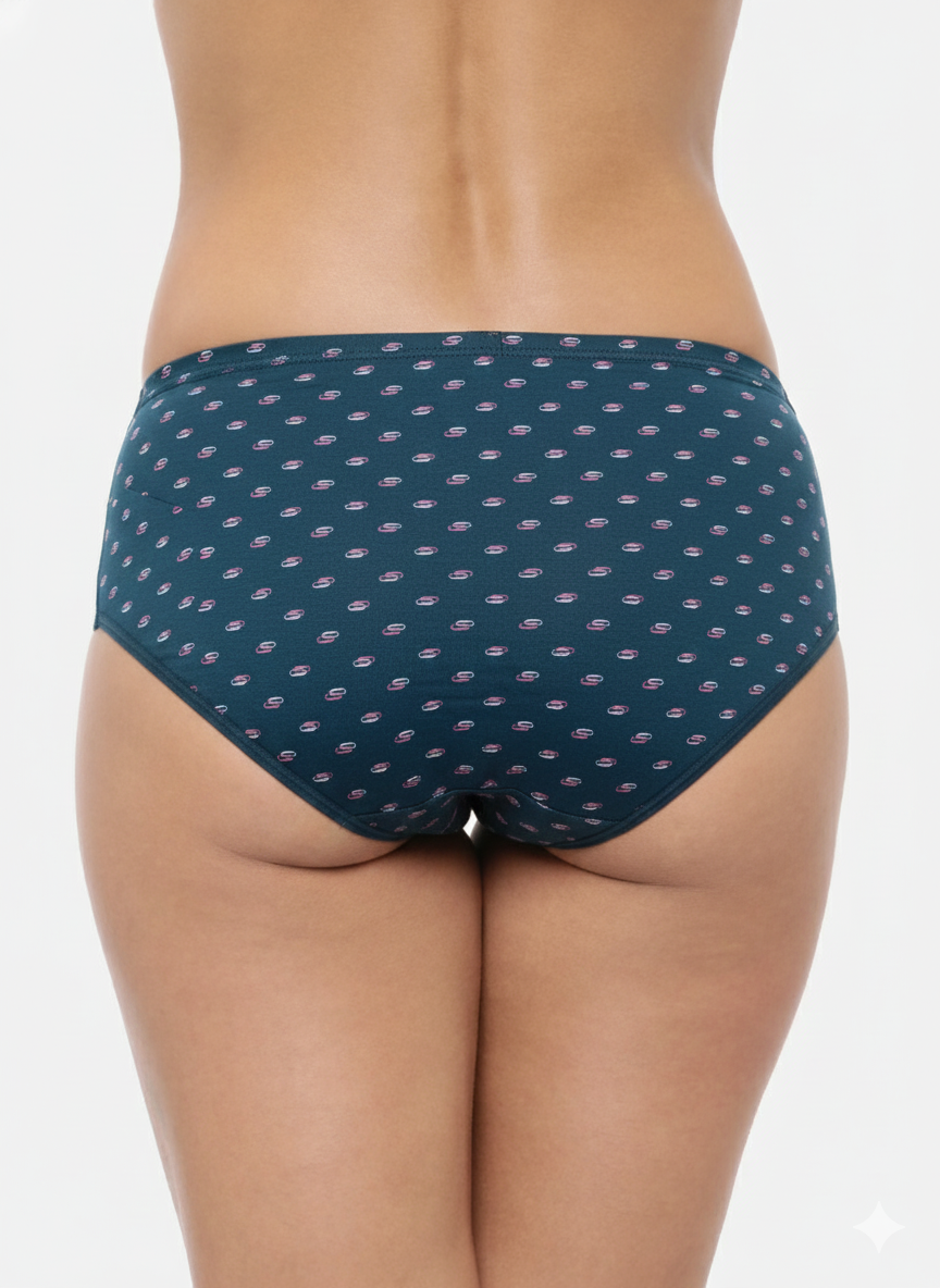 BINITA– Full Coverage Hipster Panties – Pack of 3 (Multicolor)