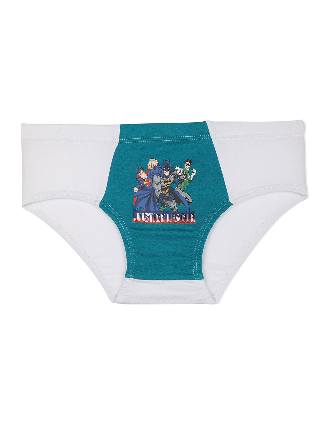 Redrose Boys' Cotton Briefs – Pack of 6 | Justice League Character Print Innerwear | JR-39