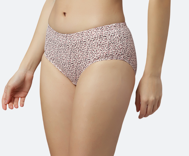 Women’s Hipster Cotton Panties – 100% Cotton Soft Breathable Fabric – Regular Brief Underwear – Comfort Fit – Assorted Colors – Pack of 3 - CLARA