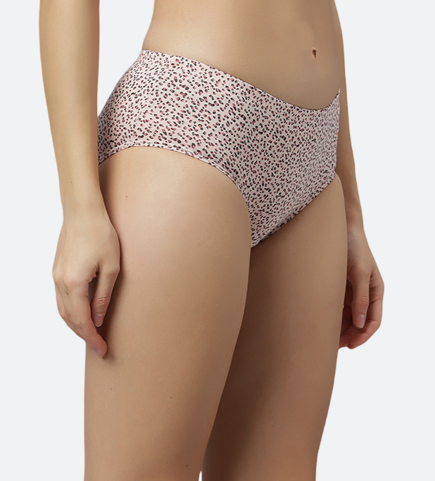Women’s Hipster Cotton Panties – 100% Cotton Soft Breathable Fabric – Regular Brief Underwear – Comfort Fit – Assorted Colors – Pack of 3 - CLARA
