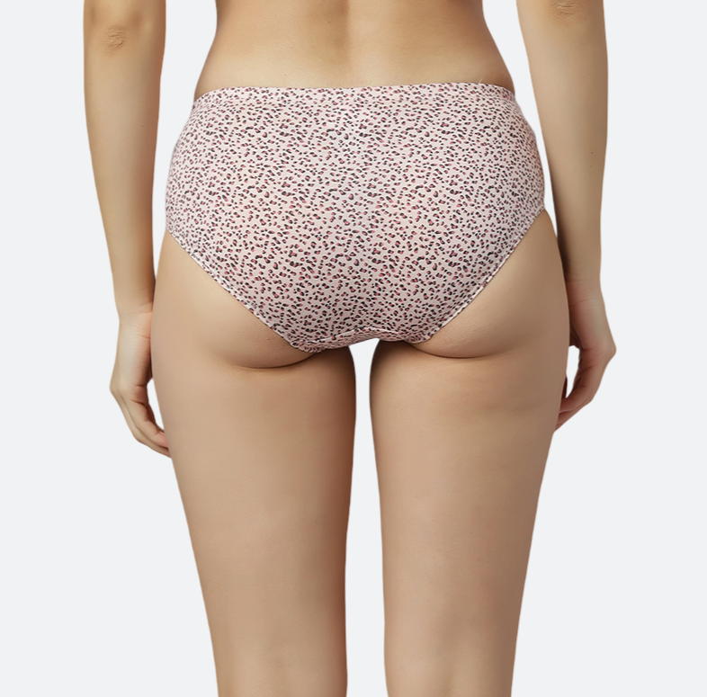 Women’s Hipster Cotton Panties – 100% Cotton Soft Breathable Fabric – Regular Brief Underwear – Comfort Fit – Assorted Colors – Pack of 3 - CLARA