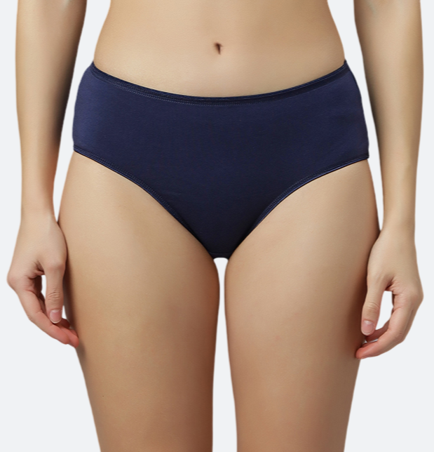 Women’s Hipster Panties – Soft Breathable Cotton Spandex Fabric – Regular Brief Underwear – Comfort Fit – Assorted Colors – Pack of 5 - COMBO-45