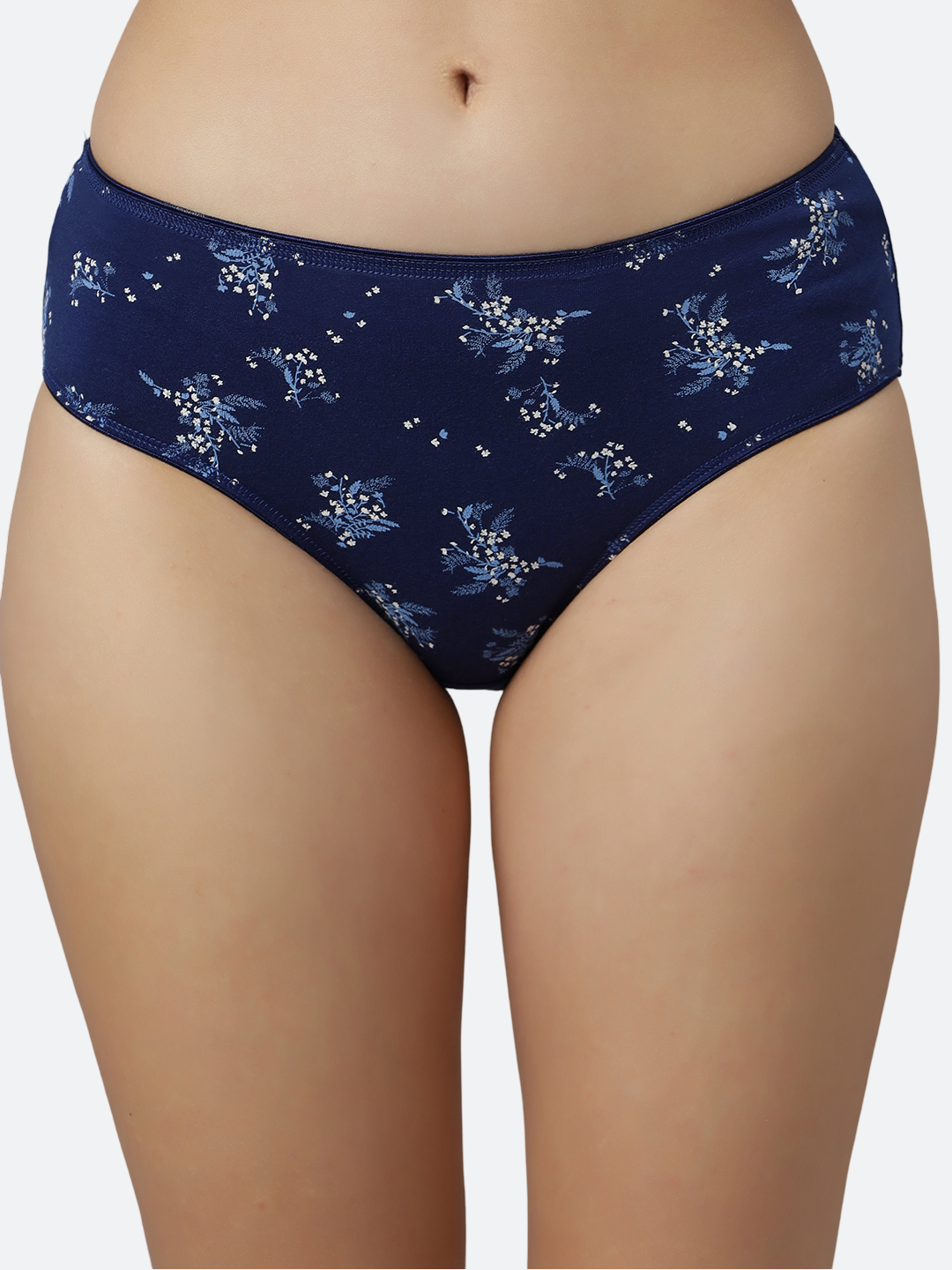 Women’s Hipster Panties – Soft Breathable Cotton Spandex Fabric – Regular Brief Underwear – Comfort Fit – Assorted Colors – Pack of 5 - COMBO-45