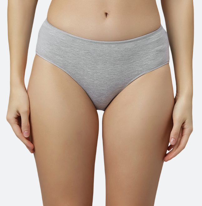 Women’s Hipster Panties – Soft Breathable Cotton Spandex Fabric – Regular Brief Underwear – Comfort Fit – Assorted Colors – Pack of 5 - COMBO-45