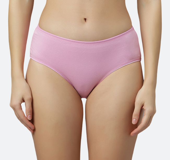 Women’s Hipster Panties – Soft Breathable Cotton Spandex Fabric – Regular Brief Underwear – Comfort Fit – Assorted Colors – Pack of 5 - COMBO-46