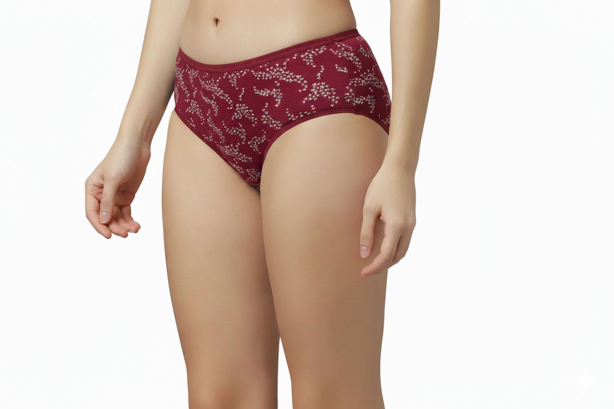 JASLEEN – Full Coverage Hipster Panties – Pack of 3 (Multicolor)