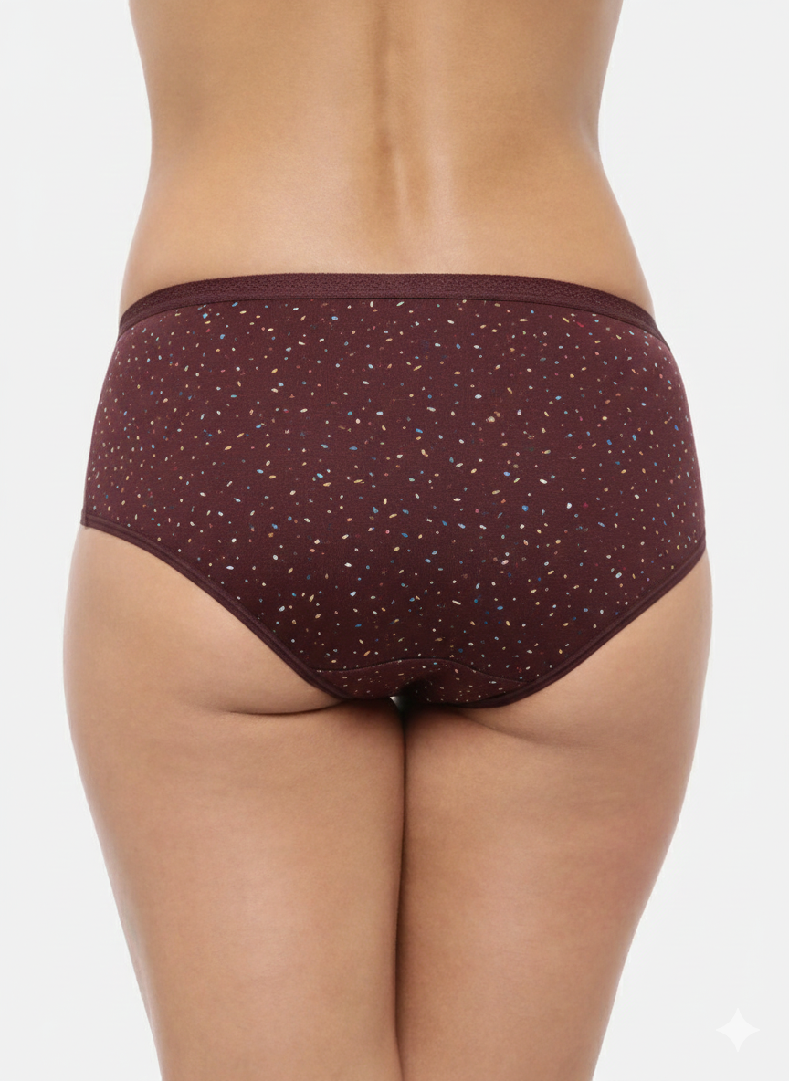 JIGISHA – Full Coverage Hipster Panties – Pack of 3 (Multicolor)