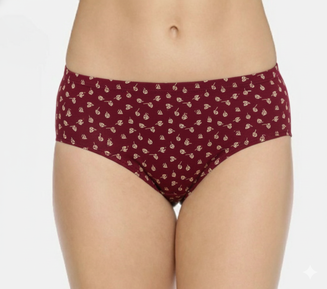 LATIKA – Full Coverage Hipster Panties – Pack of 3 (Multicolor)