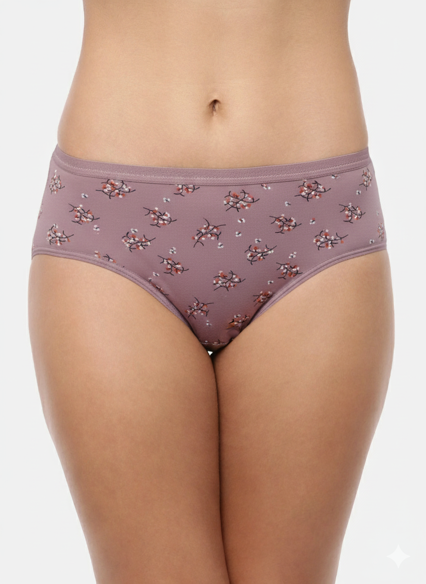 NURVI – Full Coverage Hipster Panties – Pack of 3 (Multicolor)