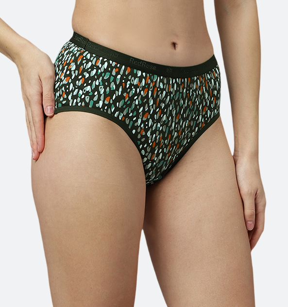 Women’s Hipster Panties – Soft Breathable Cotton Spandex Fabric – Regular Brief Underwear – Comfort Fit – Assorted Colors – Pack of 3 - PRISHA