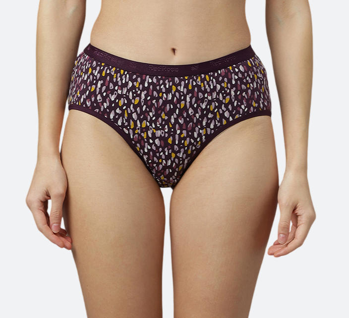 Women’s Hipster Panties – Soft Breathable Cotton Spandex Fabric – Regular Brief Underwear – Comfort Fit – Assorted Colors – Pack of 3 - PRISHA