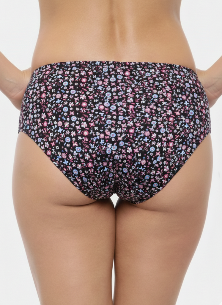 QUINN – Full Coverage Mid-Rise Hipster Panties – Pack of 3 (Multicolor)