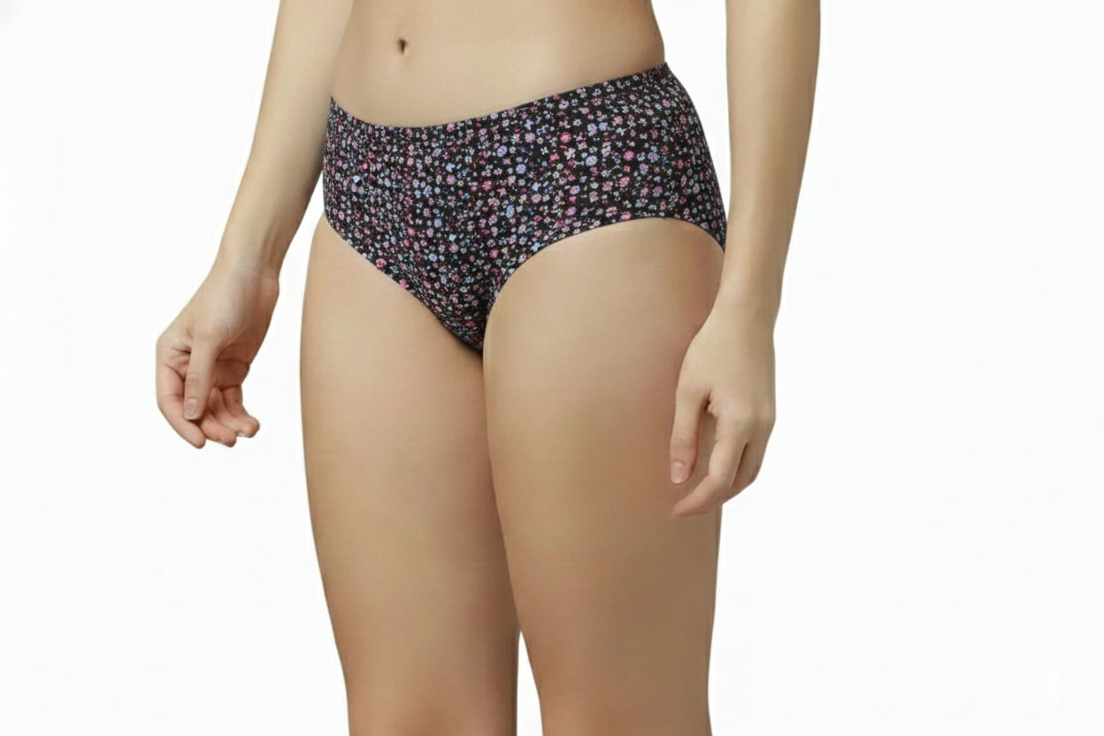 QUINN – Full Coverage Mid-Rise Hipster Panties – Pack of 3 (Multicolor)