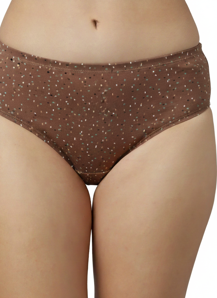 REBA – Full Coverage Mid-Rise Hipster Panties – Pack of 3 (Multicolor)