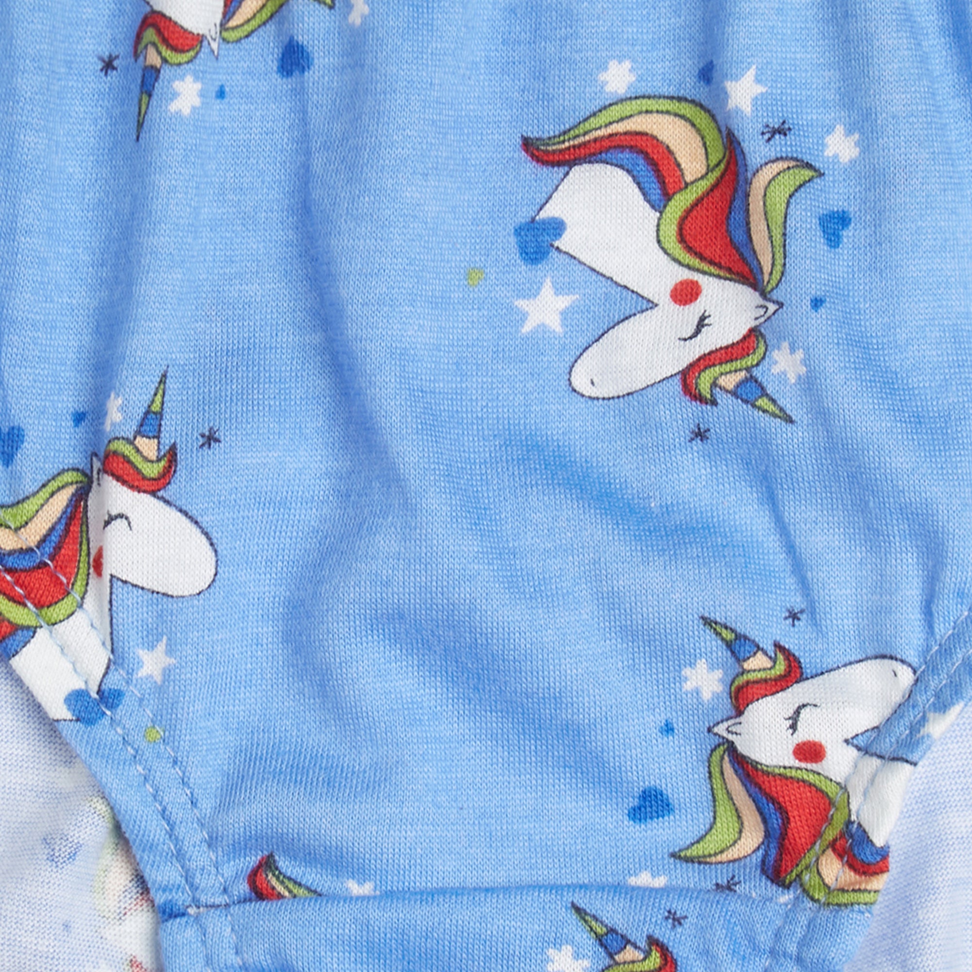 Redrose Baby Girls Cotton Unicorn Printed Briefs | Pack of 3 | Soft & Colorful Innerwear | BABY-77