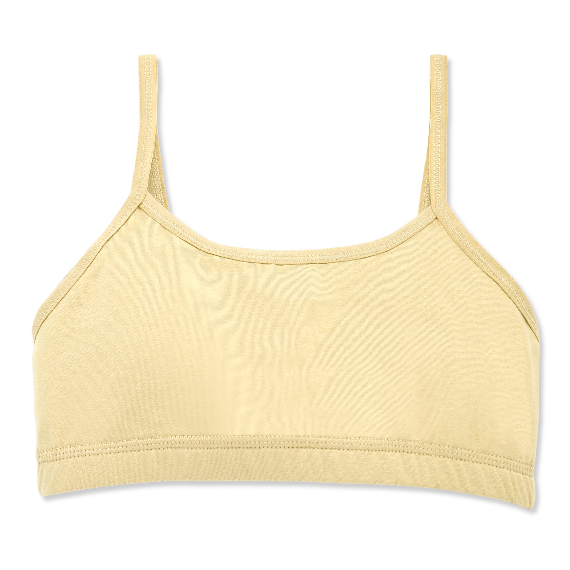 Redrose Pack of 2 Baby Girl Cotton Lycra Slips – Grey & Yellow | BS-2007