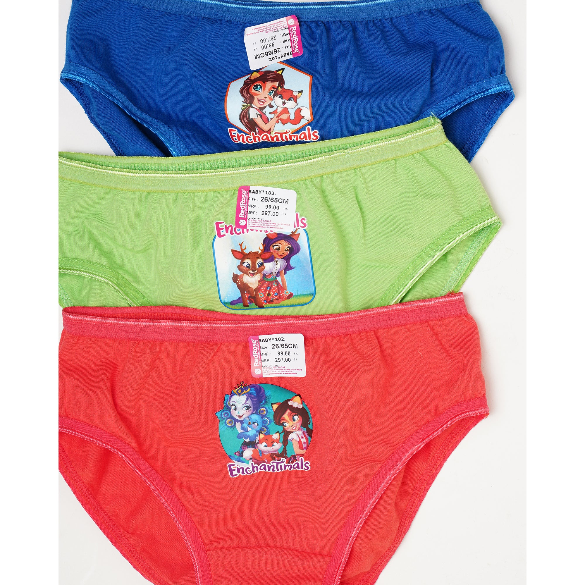 Red Rose Girls Panties