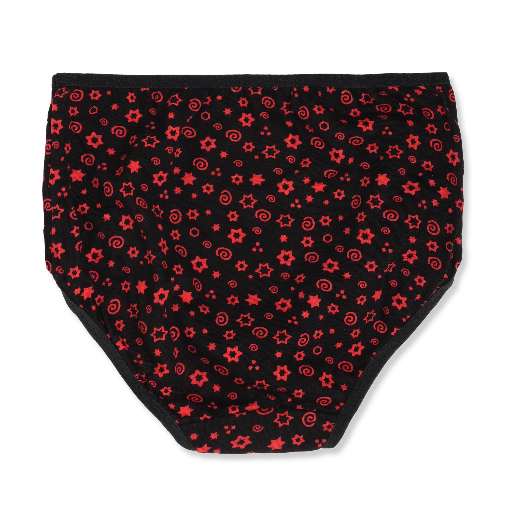 Redrose Girls' Floral Print Panties – Pack of 6 | Soft Cotton Comfort Innerwear | BABY-12
