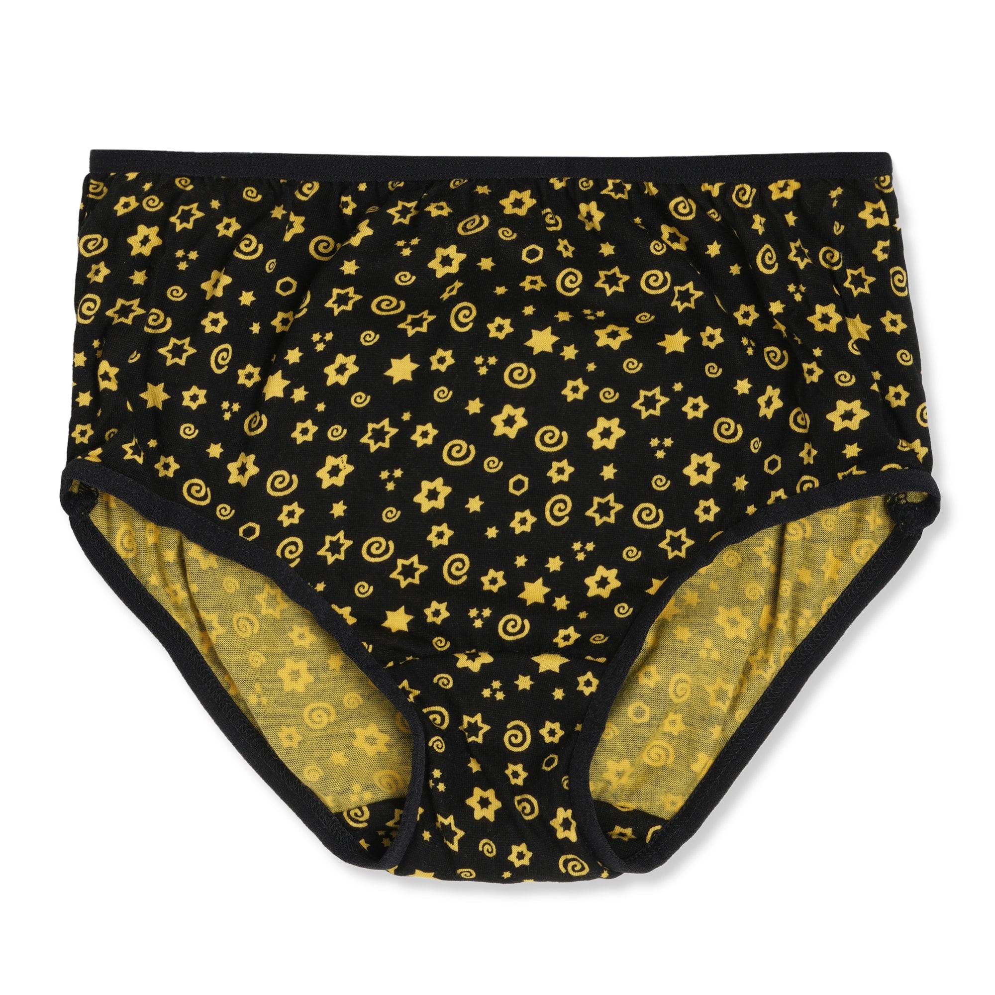 Redrose Girls' Floral Print Panties – Pack of 6 | Soft Cotton Comfort Innerwear | BABY-12