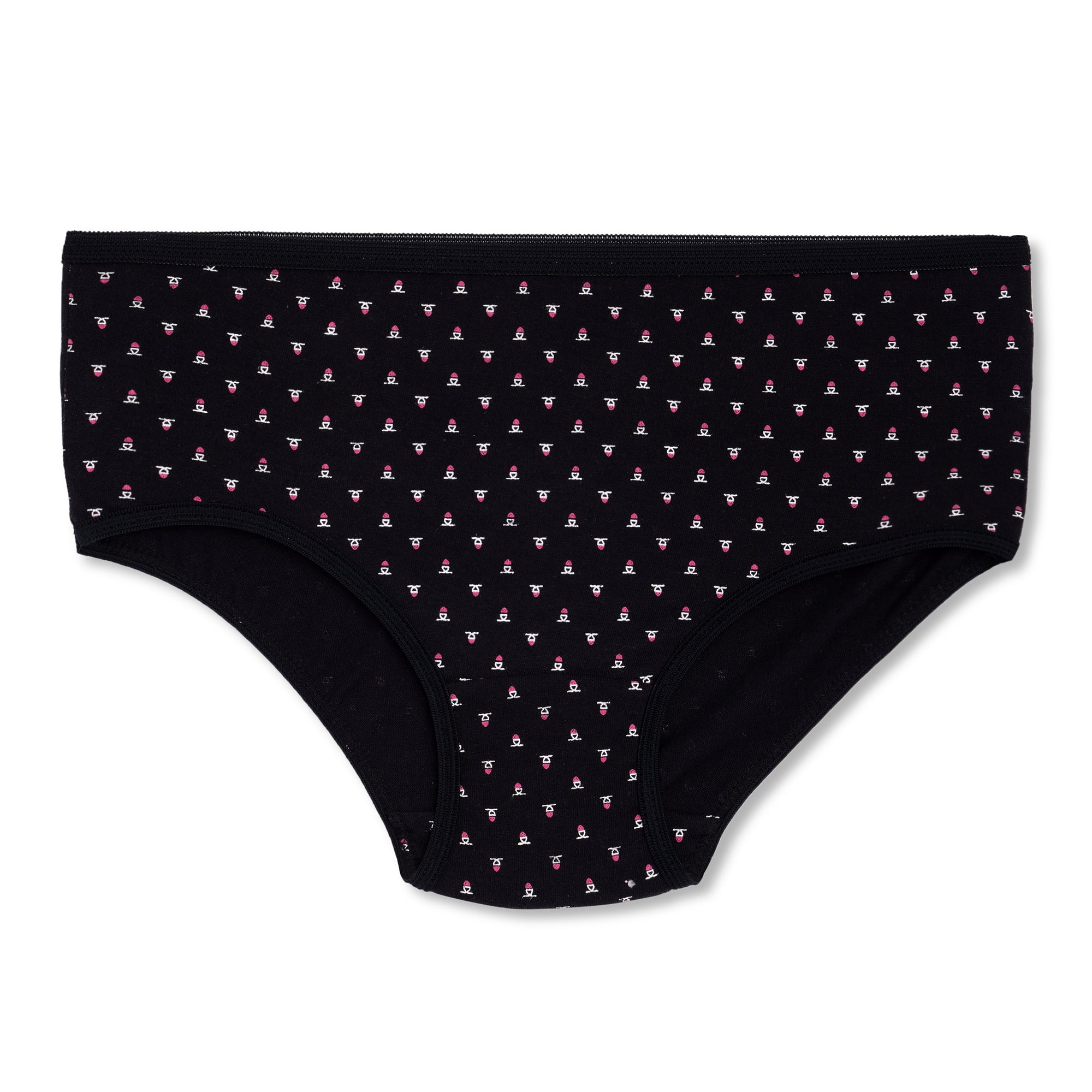 Redrose Girls' Polka Dot Printed Cotton Panties – Pack of 6 | Soft & Stylish Innerwear | BABY-03
