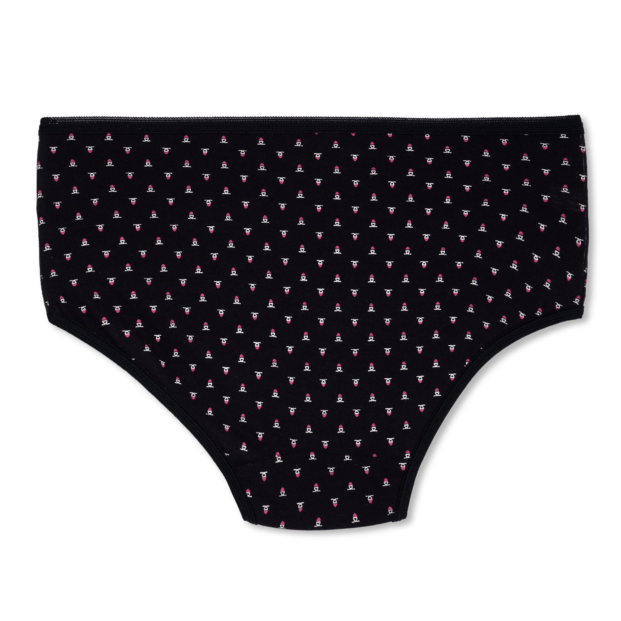 Redrose Girls' Polka Dot Printed Cotton Panties – Pack of 6 | Soft & Stylish Innerwear | BABY-03
