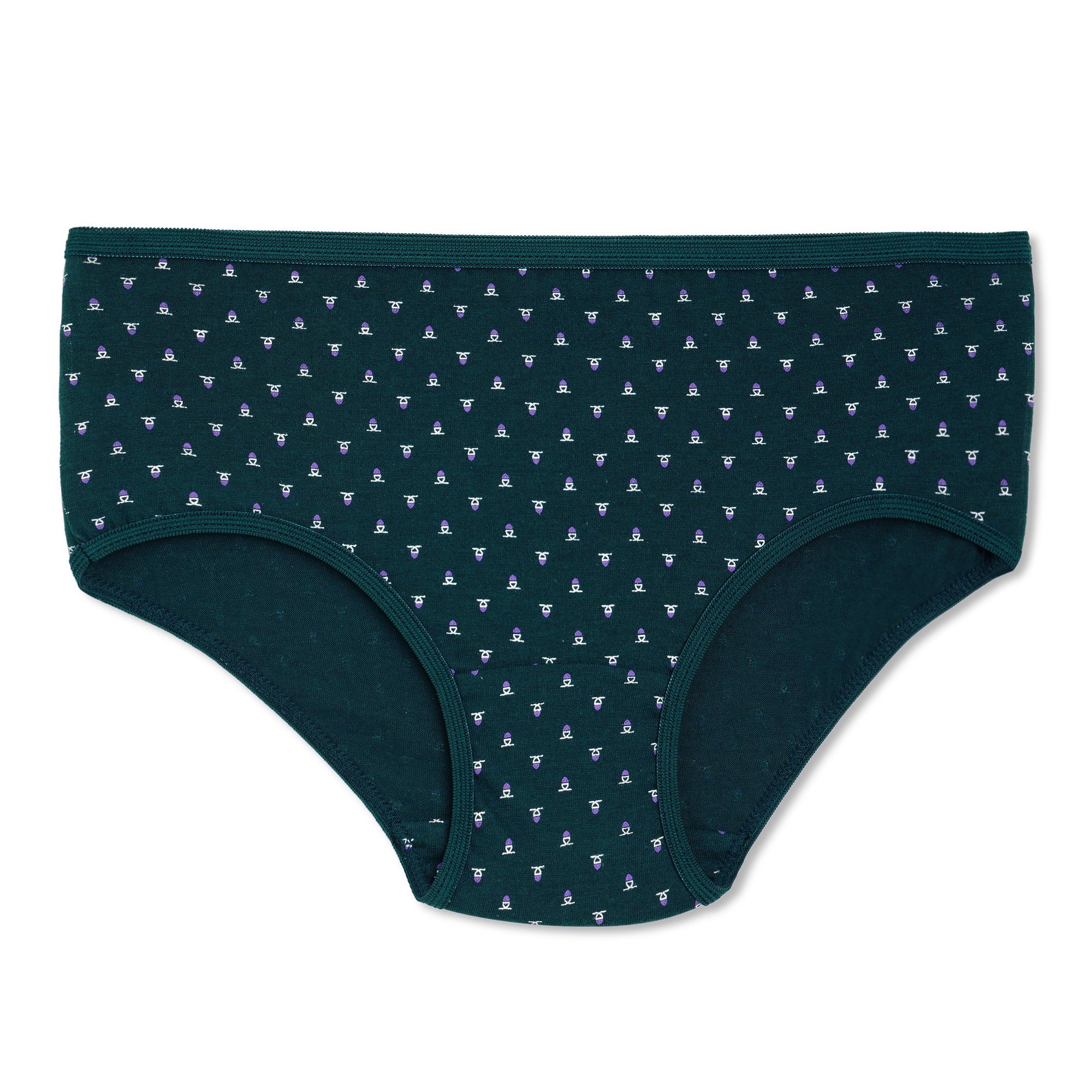 Redrose Girls' Polka Dot Printed Cotton Panties – Pack of 6 | Soft & Stylish Innerwear | BABY-03