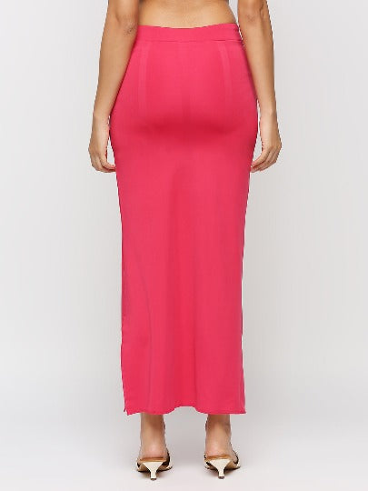 Red Rose MicroFiber Solid Saree Skirt/Saree Shaper/Saree Shapewear for Women