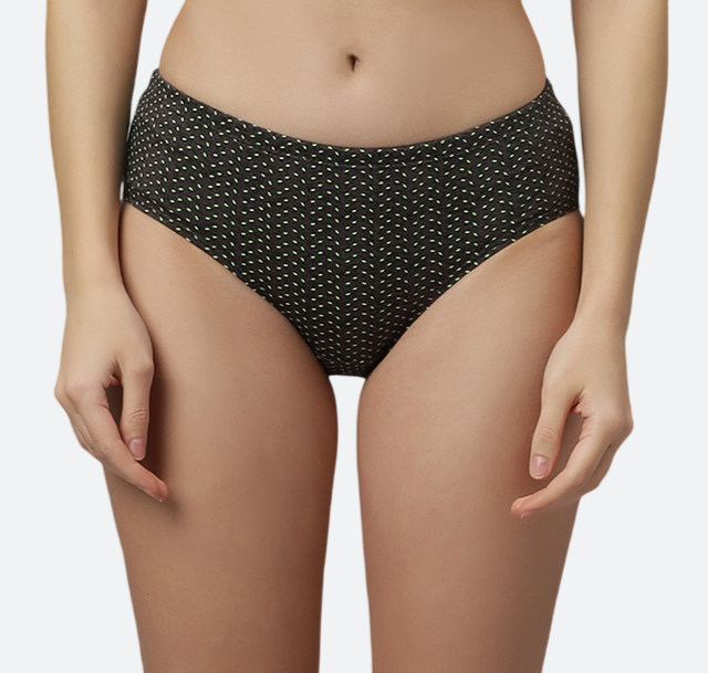 Women’s Hipster Panties – Cotton Blend Soft Breathable Fabric – Regular Brief Underwear – Comfort Fit – Assorted Colors – Pack of 3 - SAKSHI