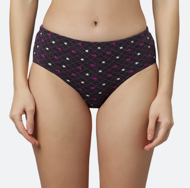 Women’s Hipster Panties – Ultrasoft breathable Polyester elastane fabric – Regular Brief Underwear – Comfort Fit – Assorted Colors – Pack of 3 - SARAH