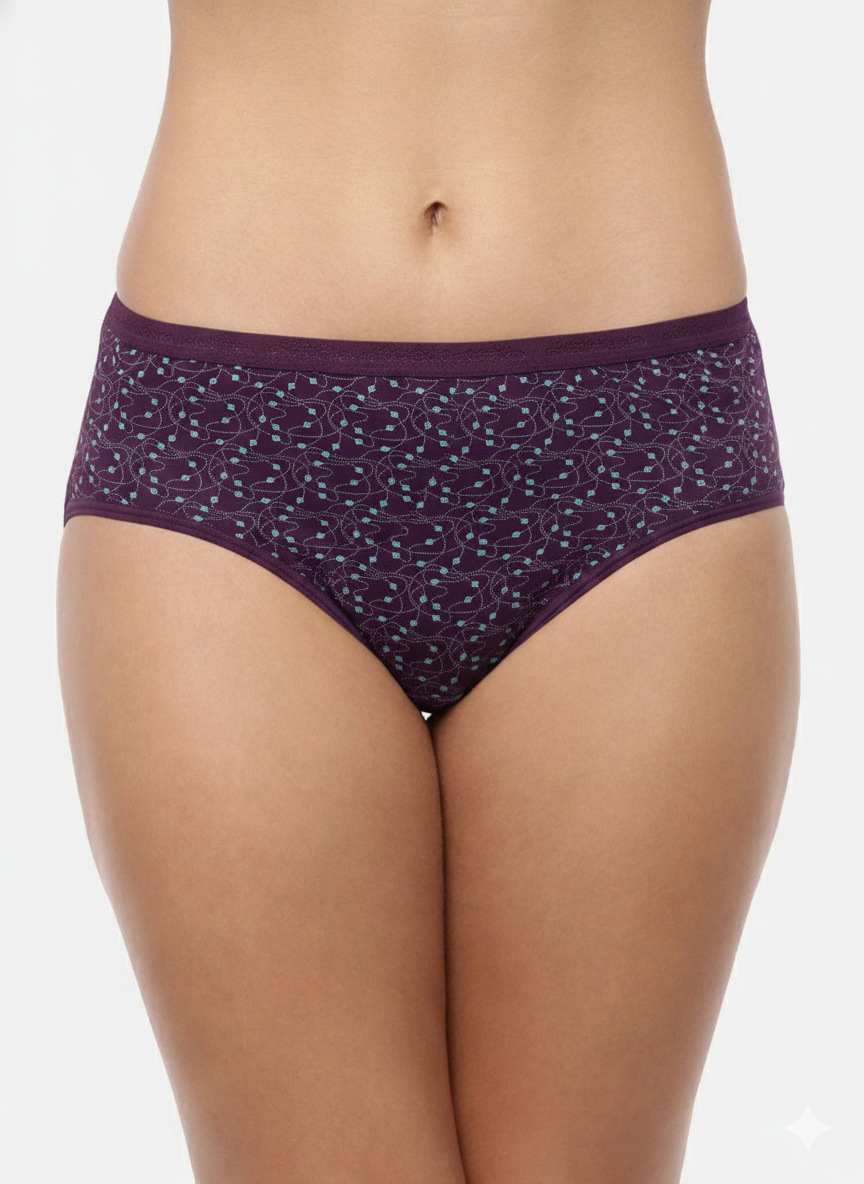 SCOTTIE – Full Coverage Hipster Panties – Pack of 3 (Multicolor)