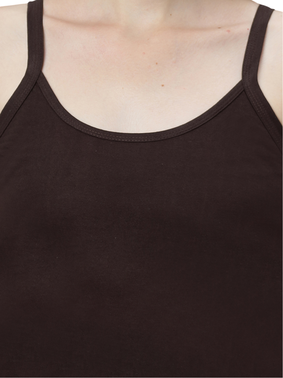 Women's Cotton Spaghetti Strap Camisole – Soft Innerwear & Layering | Slim Fit Comfortable Sleeveless Undershirt | SWISS BEAUTY