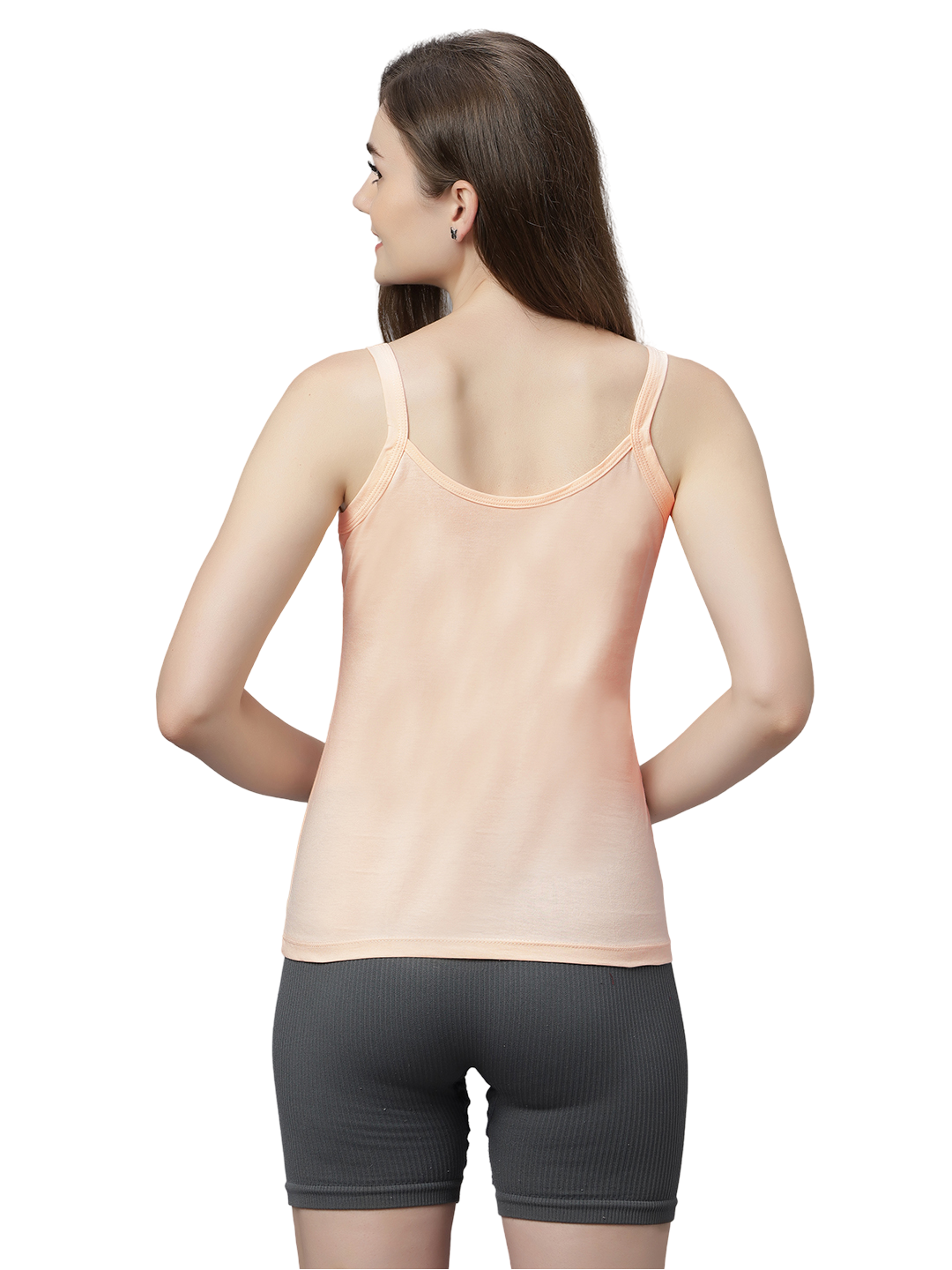 Women's Cotton Spaghetti Strap Camisole – Soft Innerwear & Layering | Slim Fit Comfortable Sleeveless Undershirt | SWISS BEAUTY