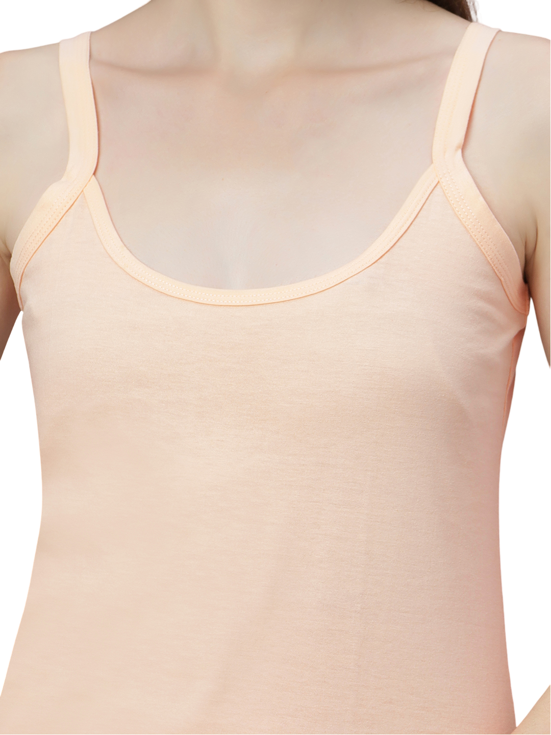 Women's Cotton Spaghetti Strap Camisole – Soft Innerwear & Layering | Slim Fit Comfortable Sleeveless Undershirt | SWISS BEAUTY