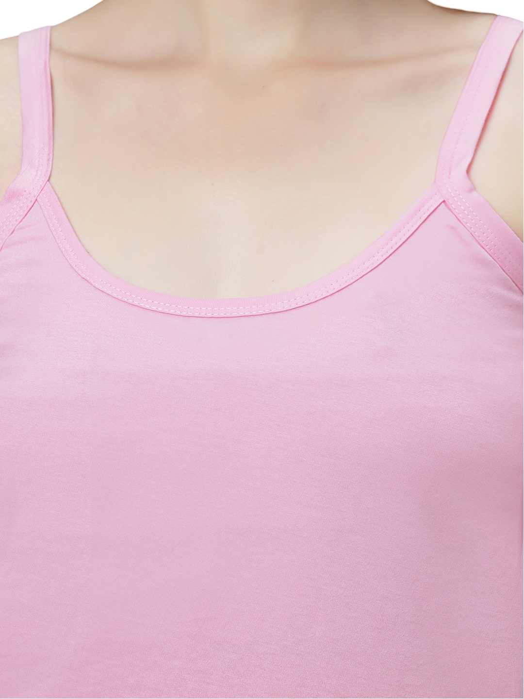 Women's Cotton Spaghetti Strap Camisole – Soft Innerwear & Layering | Slim Fit Comfortable Sleeveless Undershirt | SWISS BEAUTY